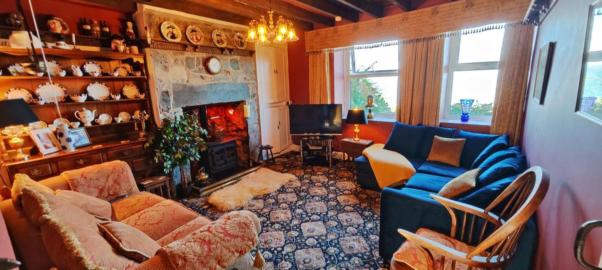 Fantastic Sea Views At Century'S Old Alma'S Cottage - Sleeps Up To 8 Guests Penmaenmawr Bagian luar foto
